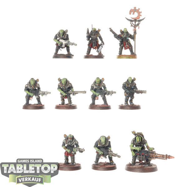 Genestealer Cults - 10x Neophyte Hybrids - bemalt