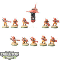 Tau Empire - 10 Pathfinders - bemalt