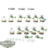 Necrons - 11 x Necron Warriors (Classic) - bemalt