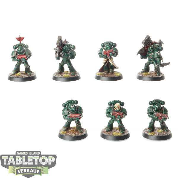 Dark Angels - 7 x Tactical Squad - bemalt