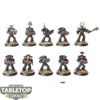 Dark Angels - 10 x Tactical Squad - bemalt