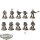Dark Angels - 10 x Tactical Squad - bemalt