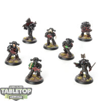 Dark Angels - 7 x Tactical Squad - bemalt