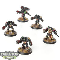 Dark Angels - 5 x Deathwing Terminators - bemalt