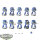 Space Marines - 10 x Tactical Squad - bemalt