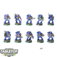 Space Marines - 10 x Tactical Squad - bemalt