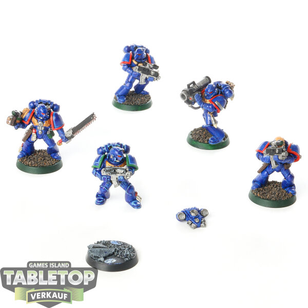 Space Marines - 5 x Tactical Squad - bemalt
