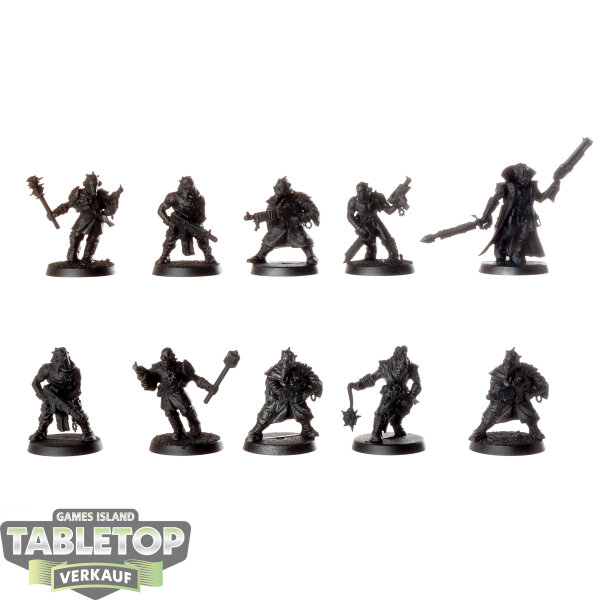 Chaos Space Marines - 10x Chaos Cultists - klassisch - grundiert