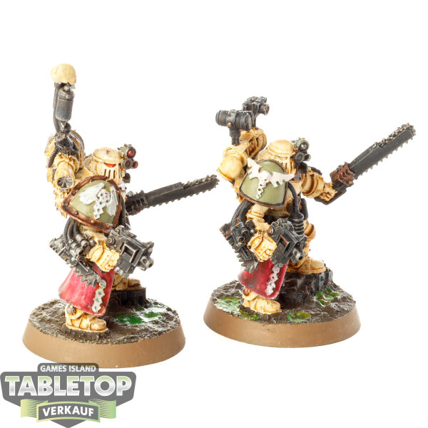 Horus Heresy - 2x Death Guard - Apothecarion Detachment - bemalt