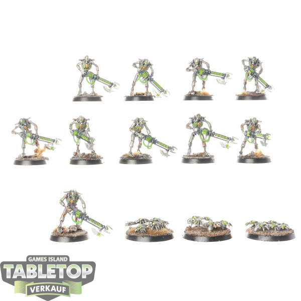 Necrons - 10 Necron Warriors - bemalt